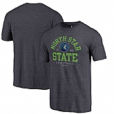 Minnesota Timberwolves Navy North Star State Hometown Collection Fanatics Branded Tri-Blend T-Shirt